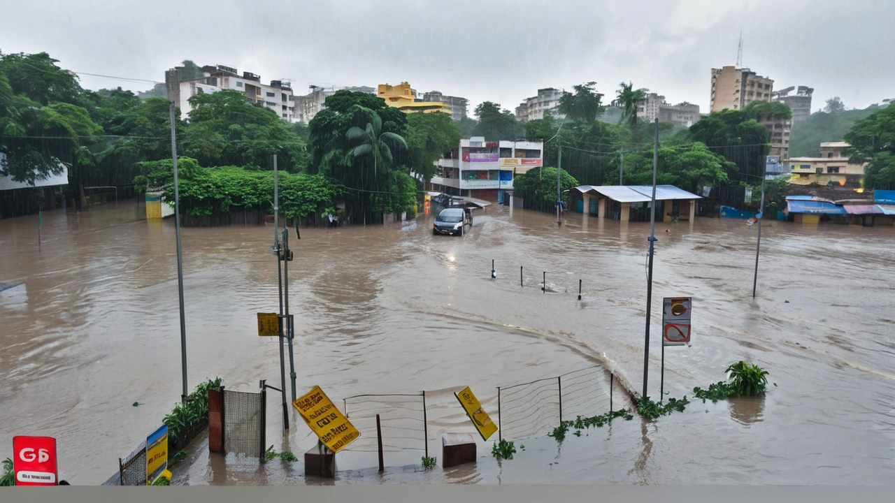 पुणे में भारी बारिश से उत्पन्न हुई गंभीर समस्याएं: स्कूल बंद, यातायात जाम और बाढ़ की चेतावनी